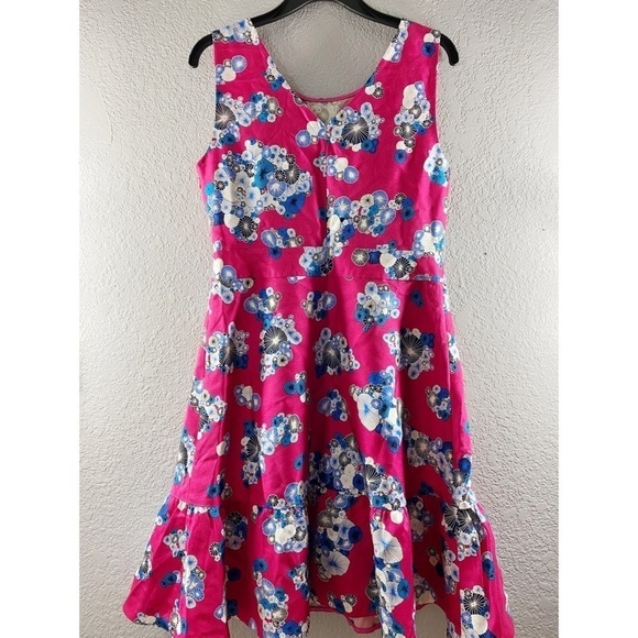 Diane Von Furstenberg Topanga Floral Satin Dress - Picture 14 of 16